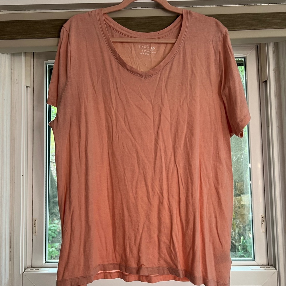 Coral Pink T Shirt